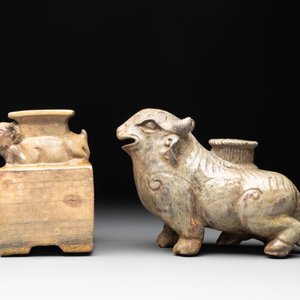 Four various Chinese monochrome wares, Qing and later — 照片 2