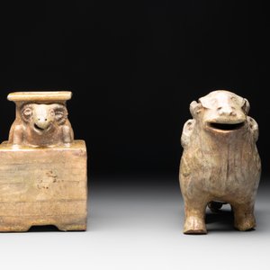 Four various Chinese monochrome wares, Qing and later — 照片 3