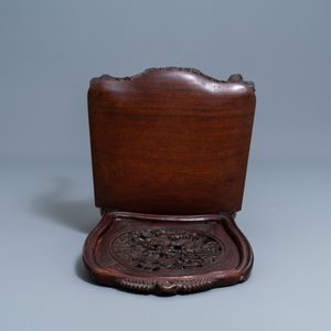 Four wooden chairs with reticulated backs, Macao or Portuguese colonial, 19th C. — 照片 22