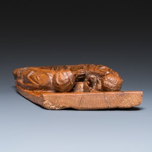 Fragment de retable en chêne sculpté figurant L’Annonciation, Brabant du Nord, 15ème — photo 6