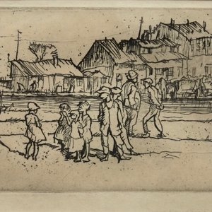 Frank Brangwyn (1867 - 1956): Drie etsen, w.o. twee uit 'L'ombre de la croix' — foto 3