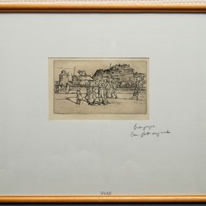 Frank Brangwyn (1867 - 1956): Drie etsen, w.o. twee uit 'L'ombre de la croix' — foto 6