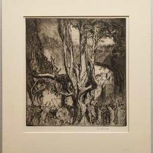 Frank Brangwyn (1867 - 1956): Trois eaux-fortes, dont deux de 'L'ombre de la croix' — photo 5