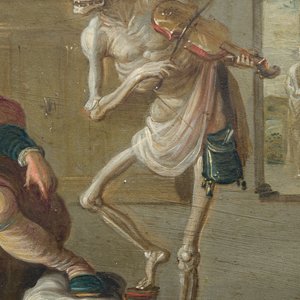 Frans Francken II (1581-1642) and workshop: 'Death and the Miser', oil on copper — photo 4