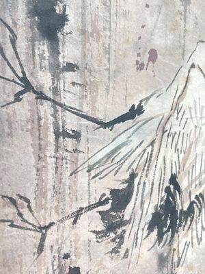 Fu Baoshi 傅抱石 (1904-1965): 'literati-bijeenkomst', inkt en kleur op papier, gedateerd 1943 — foto 20