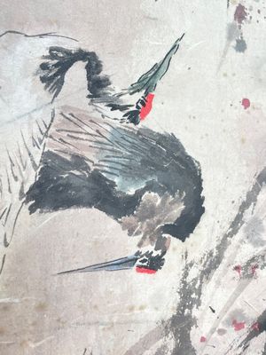Fu Baoshi 傅抱石 (1904-1965): 'literati gathering', ink and colour on paper, dated 1943 — 照片 19