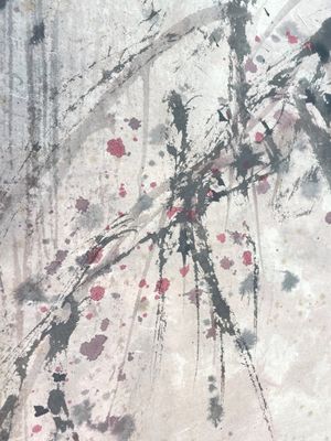 Fu Baoshi 傅抱石 (1904-1965): 'Rassemblement des lettrés', encre et couleur sur papier, datée 1943 — photo 21