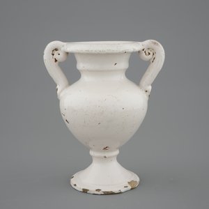 GA polychrome French faïence altar vase, Nevers, 18th C. — 照片 4