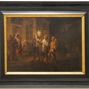 Garemijn, Jan Anton (Bruges, 1712-1789): Les Musiciens Ambulans, oil on canvas, signed and dated 1785 — photo 2
