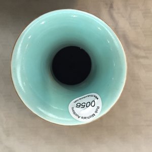 Geluksvaas in Chinees porselein, turquoise fond, 20e eeuw — foto 9