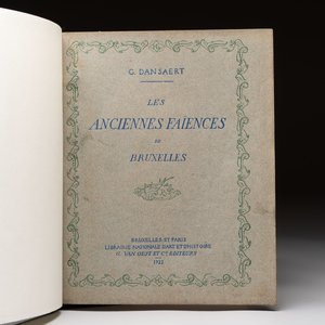 Georges Dansaert, 'Les Anciennes Faïences de Bruxelles', 1922 — foto 1
