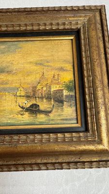 Giovanni Grubacs (1829-1919): 'Views of Venice', oil on panel, second half 19th C. — 照片 4
