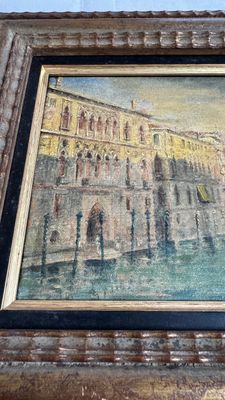 Giovanni Grubacs (1829-1919): 'Views of Venice', oil on panel, second half 19th C. — 照片 6
