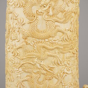 Gobelet fin couvert en ivoire sculpté, Chine, env. 1900 — photo 10