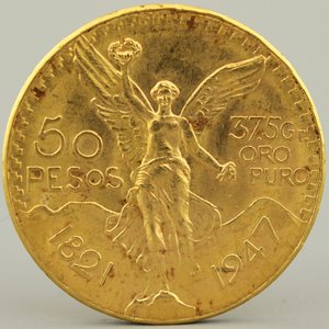 Gouden muntstuk, 50 Pesos Estados Unidos Mexicanos, 1821-1947 — foto 1