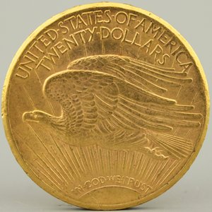 Gouden muntstuk, Saint Gaudens Double Eagle, 1910, $20 — foto 2