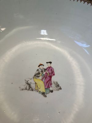 Grand bol en porcelaine de Chine famille rose de Canton à décor mandarin, Qianlong — photo 6