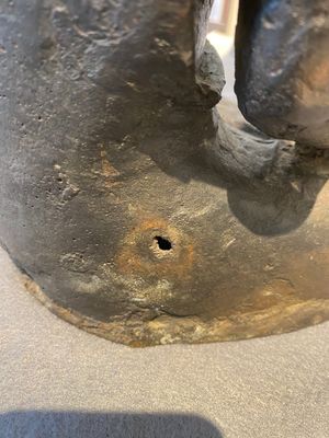 Grand Bouddha en bronze aux traces de dorure, Sino-Tibet, Ming — photo 7