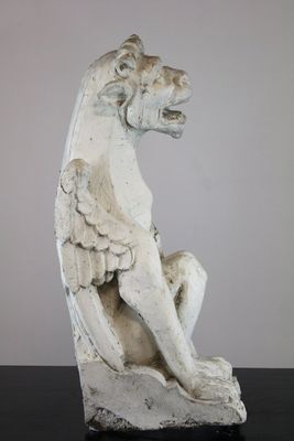 Grand moulage en plâtre d'une gargouille, atelier De Wispelaere, Bruges, 1e moitiè 20e