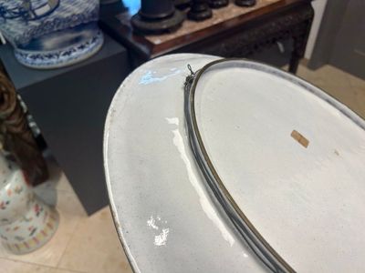 Grand plat en émaux de Canton à décor narratif, Chine, 19ème — photo 7