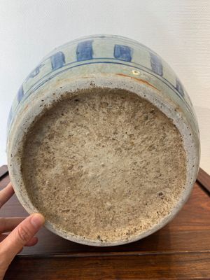 Grand pot en porcelaine de Chine en bleu et blanc à décor d'un faisan, Ming — photo 6