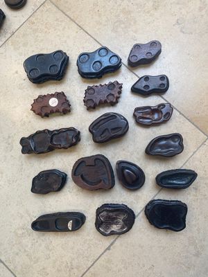 Grande collection de 137 petits socles variés en bois, Chine, 19/20ème — photo 4