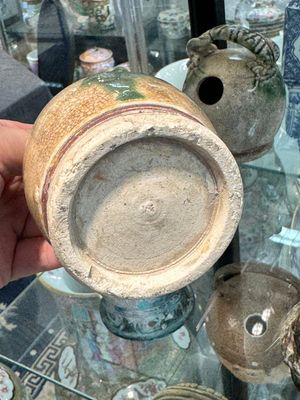 Grande collection de dix-neuf pots à chaux en grès, Vietnam, 14ème et postérieur — photo 15