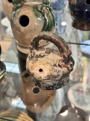 Grande collection de dix-neuf pots à chaux en grès, Vietnam, 14ème et postérieur — photo 5