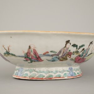 Grande coupe chinoise, famille rose, 19e — photo 9