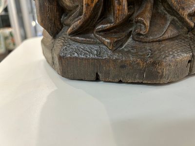 Grande Sainte-Ursule et huit vierges en chêne sculpté, Flandres, probablement Malines, 16ème — photo 2