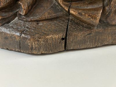 Grande Sainte-Ursule et huit vierges en chêne sculpté, Flandres, probablement Malines, 16ème — photo 3