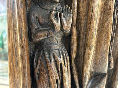 Grande Sainte-Ursule et huit vierges en chêne sculpté, Flandres, probablement Malines, 16ème — photo 7