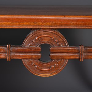 Grande table de forme rectangulaire en bois huanghuali, Chine, 19/20ème — photo 7