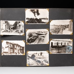 (Graphic content!) A photo album with sights of China and post-war scenes, 20th C. — photo 25
