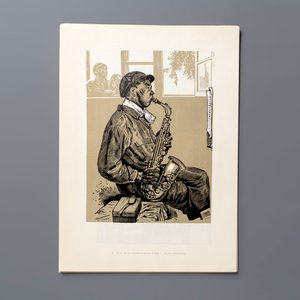 'Gravures sur Bois de la Chine Nouvelle': 40 woodcuts, dated 1956, and 'Baishi Lao Ren Hua Ce': 7 woodblock prints after Qi Baishi, Rong Bao Zhai 荣宝斋 studio, 20th C. — 照片 13