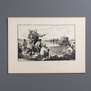 'Gravures sur Bois de la Chine Nouvelle': 40 woodcuts, dated 1956, and 'Baishi Lao Ren Hua Ce': 7 woodblock prints after Qi Baishi, Rong Bao Zhai 荣宝斋 studio, 20th C. — 照片 22