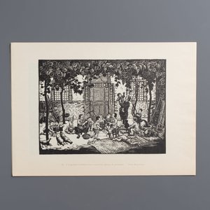 'Gravures sur Bois de la Chine Nouvelle': 40 woodcuts, dated 1956, and 'Baishi Lao Ren Hua Ce': 7 woodblock prints after Qi Baishi, Rong Bao Zhai 荣宝斋 studio, 20th C. — 照片 38