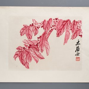 'Gravures sur Bois de la Chine Nouvelle': 40 woodcuts, dated 1956, and 'Baishi Lao Ren Hua Ce': 7 woodblock prints after Qi Baishi, Rong Bao Zhai 荣宝斋 studio, 20th C. — 照片 46