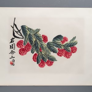 'Gravures sur Bois de la Chine Nouvelle': 40 woodcuts, dated 1956, and 'Baishi Lao Ren Hua Ce': 7 woodblock prints after Qi Baishi, Rong Bao Zhai 荣宝斋 studio, 20th C. — 照片 47