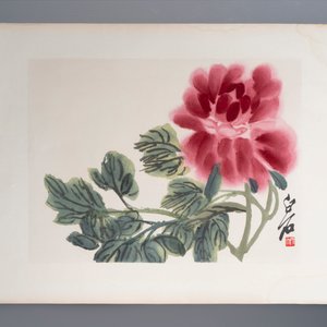 'Gravures sur Bois de la Chine Nouvelle': 40 woodcuts, dated 1956, and 'Baishi Lao Ren Hua Ce': 7 woodblock prints after Qi Baishi, Rong Bao Zhai 荣宝斋 studio, 20th C. — 照片 50