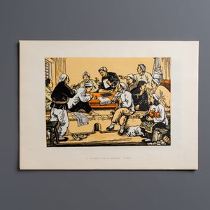 'Gravures sur Bois de la Chine Nouvelle': 40 woodcuts, dated 1956, and 'Baishi Lao Ren Hua Ce': 7 woodblock prints after Qi Baishi, Rong Bao Zhai 荣宝斋 studio, 20th C. — 照片 5