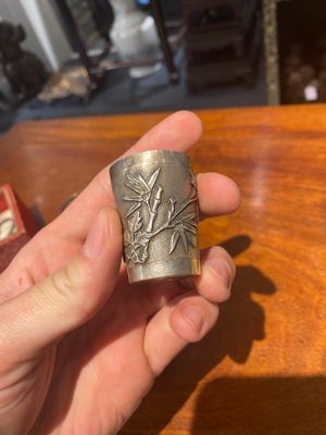 Groupe de dix petit objets en argent, Chine, marque Bao Sheng 寶升, 19/20ème — photo 3
