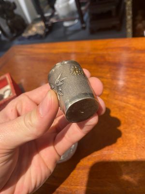 Groupe de dix petit objets en argent, Chine, marque Bao Sheng 寶升, 19/20ème — photo 4