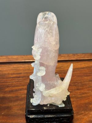 Groupe de sculptures en lapis-lazuli, quartz rose et autres pierres précieuses, Chine, 19/20ème — photo 86