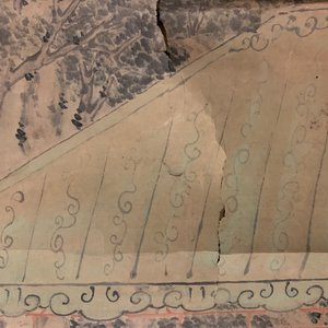 Gu Jianlong (China, 1606-1687): Figuren in een tuin, inkt en kleur op papier, gemonteerd op drager — foto 7