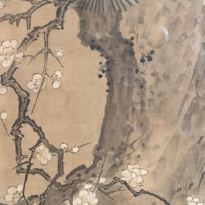 Hasegawa Settan 长谷川雪旦(1778-1843): 'Portrait of Sesshū 雪舟圖', ink and colour on silk — photo 5