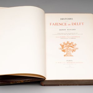Henry Havard, 'Histoire de la Faïence de Delft', 1878, and Dr. C.H. De Jonge, 'Oud-Nederlandsche Majolica en Delftsch aardewerk', 1947 — foto 9