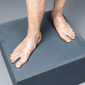 Hercules en Mercurius, een uitzonderlijk paar gepolychromeerde houten telamons, Noord-Italië, 17e eeuw — foto 13