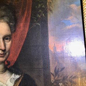 Hollandse School, 17e eeuw, Portret van een dame, gedat. 1693, olie op doek — foto 17