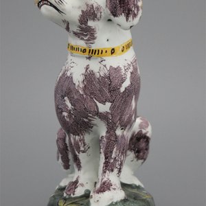 Hond in Brussels aardewerk, ca. 1750 — foto 1